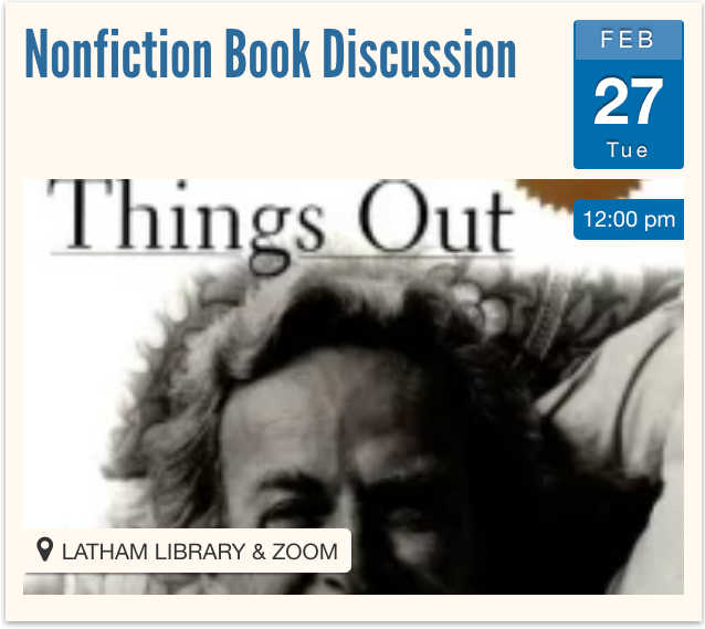 Nonfiction Book Discussion on February 27