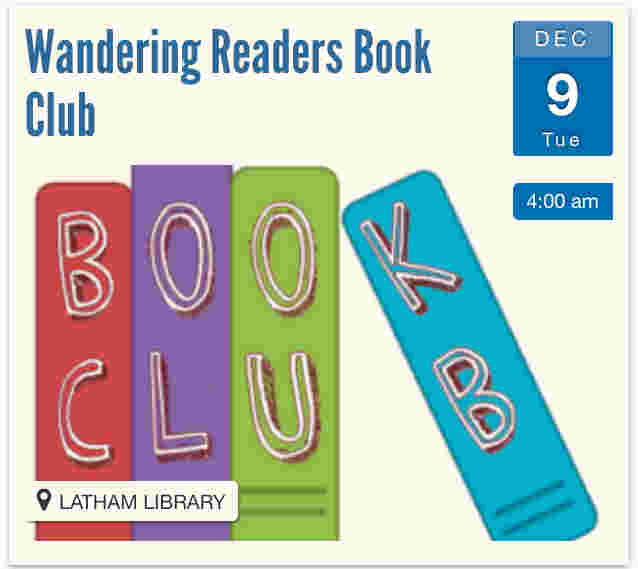 Wandering Readers Book Discussion on December 9