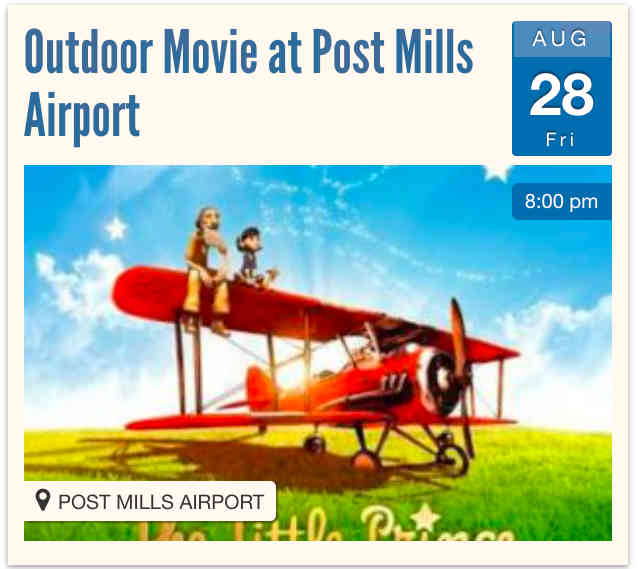Outdoor Movie on August 28