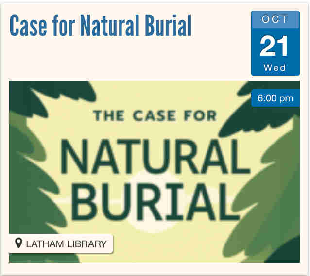 Natural Burial presentation on October 21