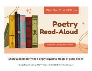 Poetry Read-Aloud @ Peabody Library