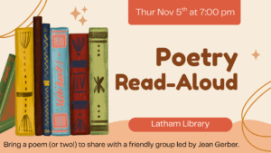 Poetry Read-Aloud @ Latham Library